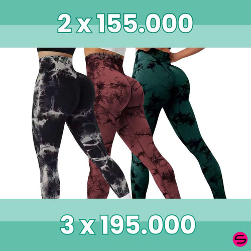 2 LEGGINGS TIE DYE